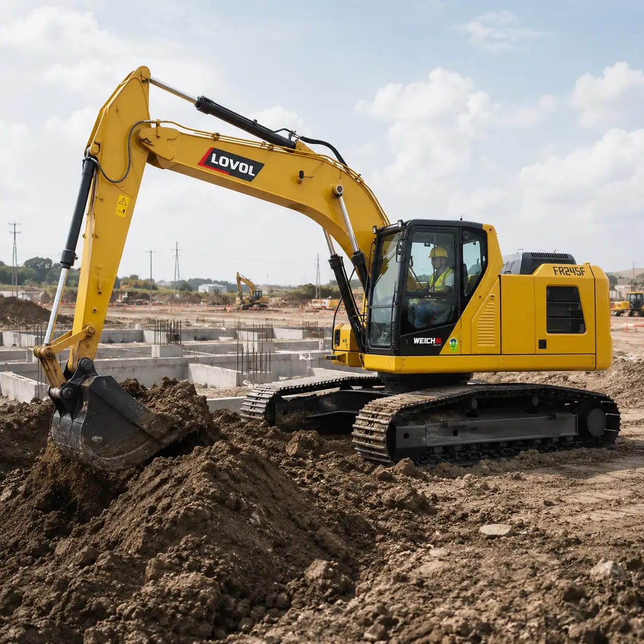 Escavadeira Lovol FR245F